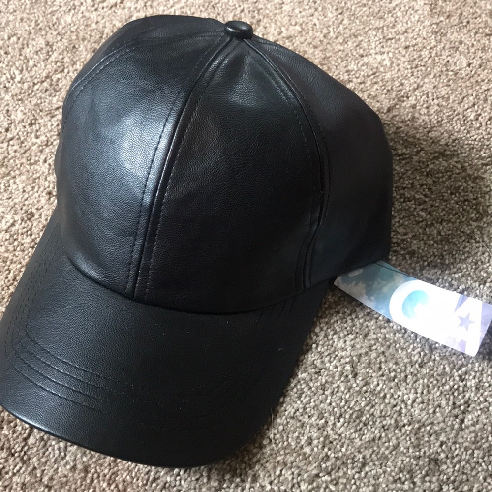 Garage “leather” baseball cap
